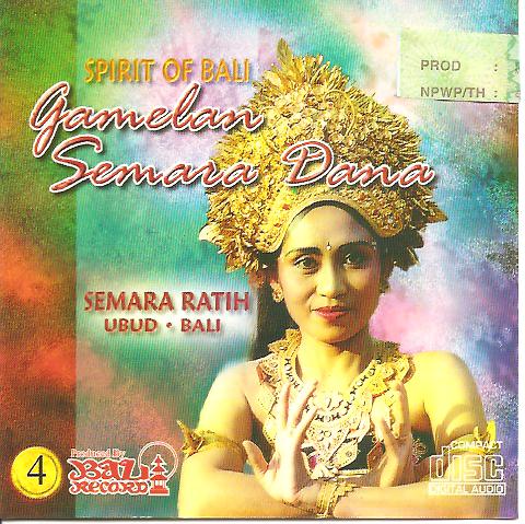 SR spirit of Bali - Gamelan Semara Dana vol 4 BRD 25
